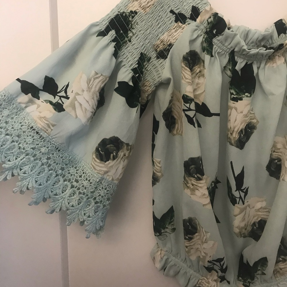 Off the shoulder blouse